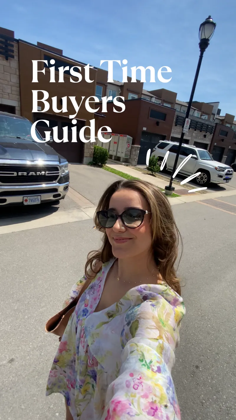 First-time buyers outside a Burlington home